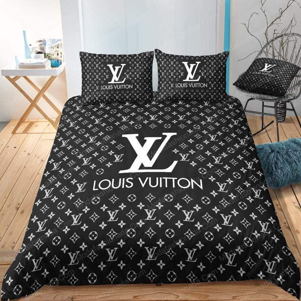 Leopard Head Louis Vuitton Bedding Sets-134048 #Bedding trends