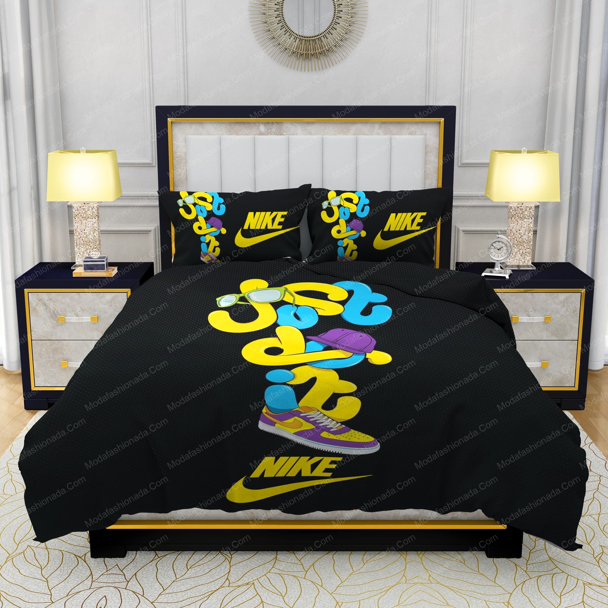 Famous Nike JUST DO IT Design & Quality Comfortable 4 Pieces Bedding Sets - Modafashionada.Com