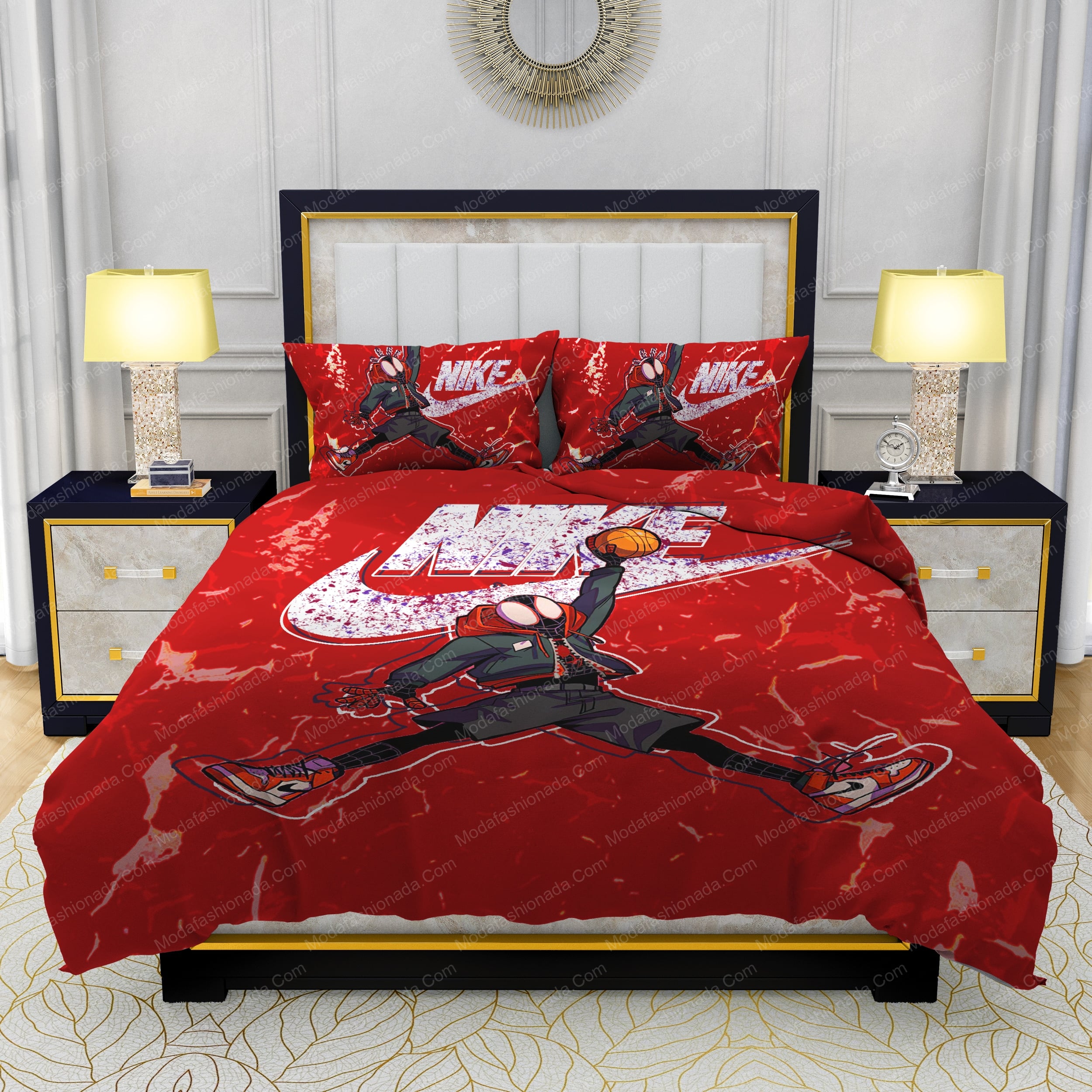 Nike Air Jordan 1 Retro Spiderman Bedding Sets - Modafashionada.Com